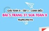Giải bài 5 trang 37 Toán 8 Tập 1 SGK Cánh Diều